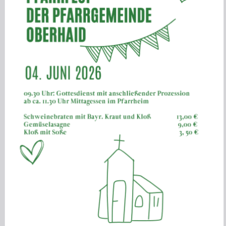 Oberhaid 2026 - Pfarrfest