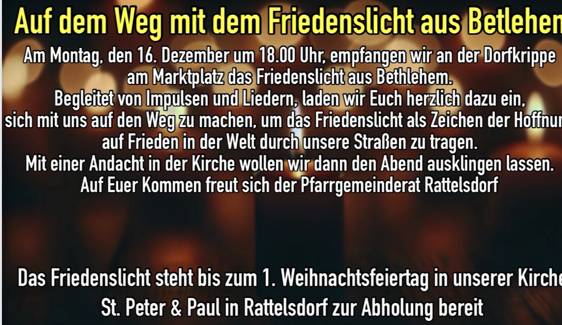 Friedenslicht
