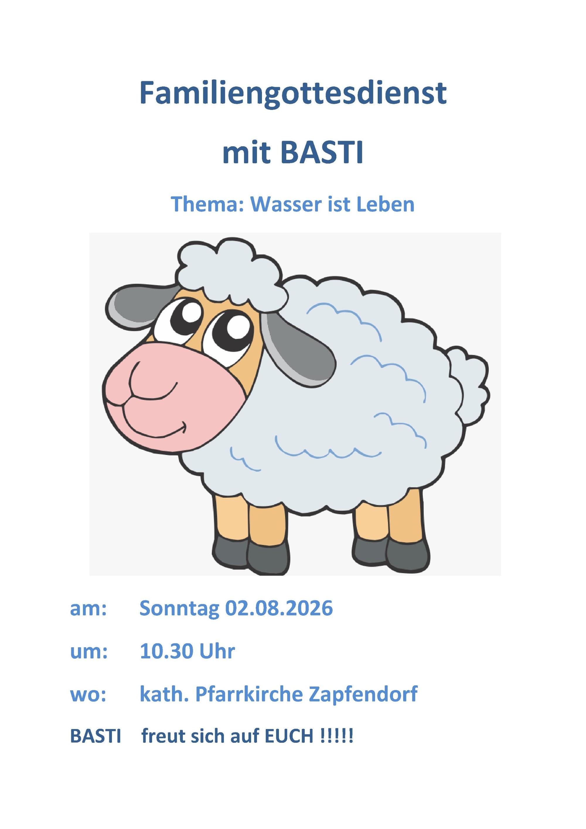 Familiengottesdienst mit BASTI