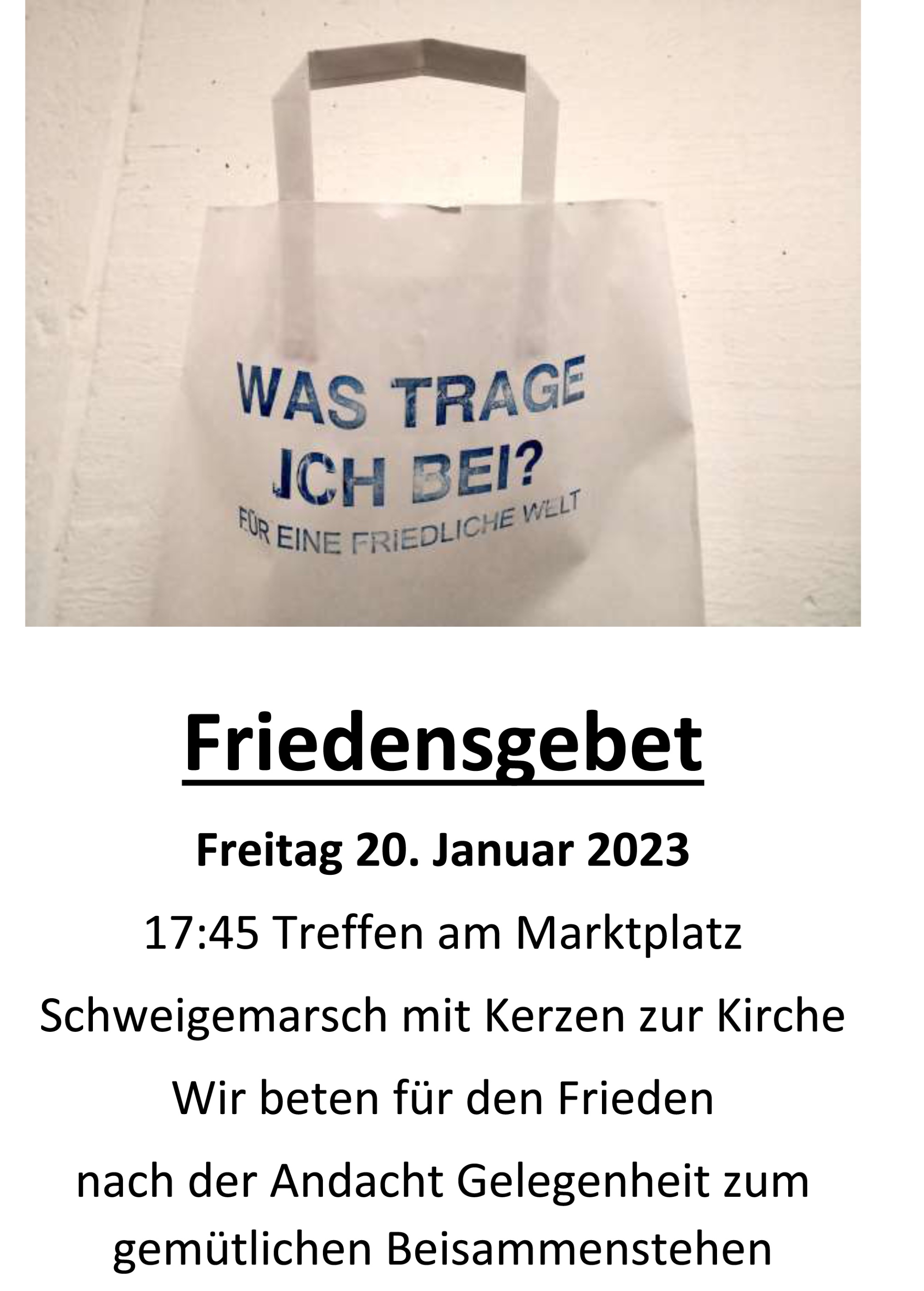 Friedensgebet