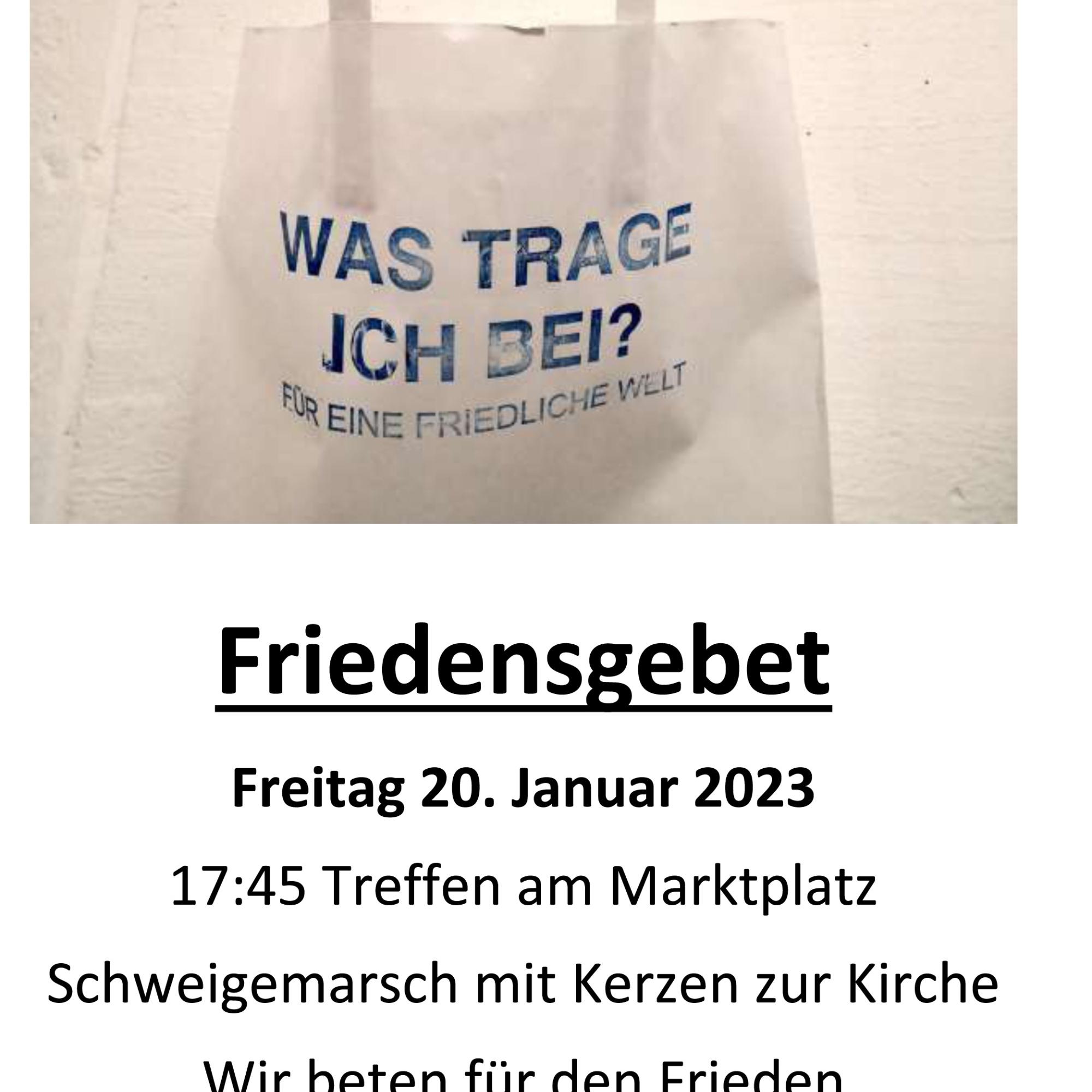 Friedensgebet