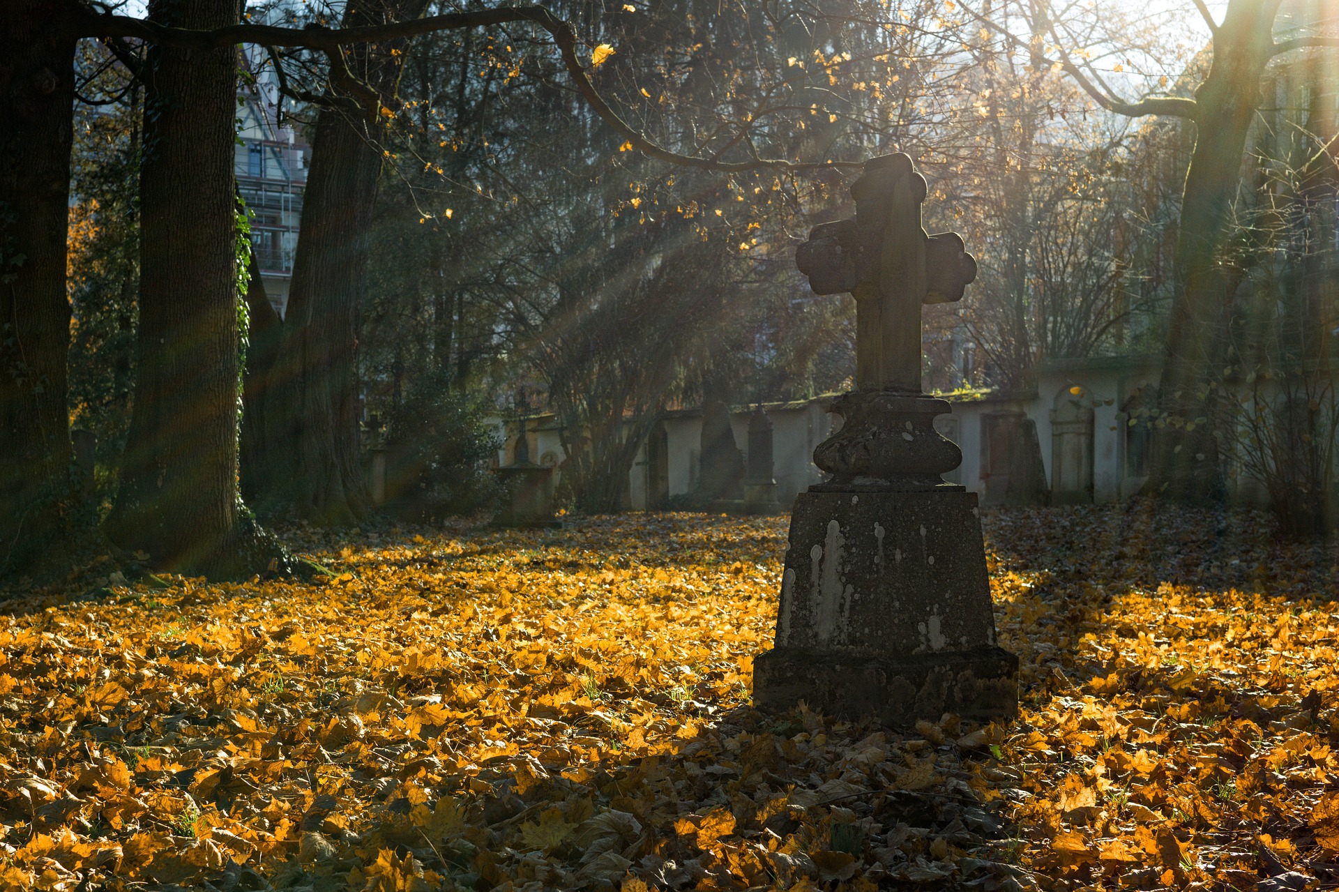 Friedhof im Herbst
