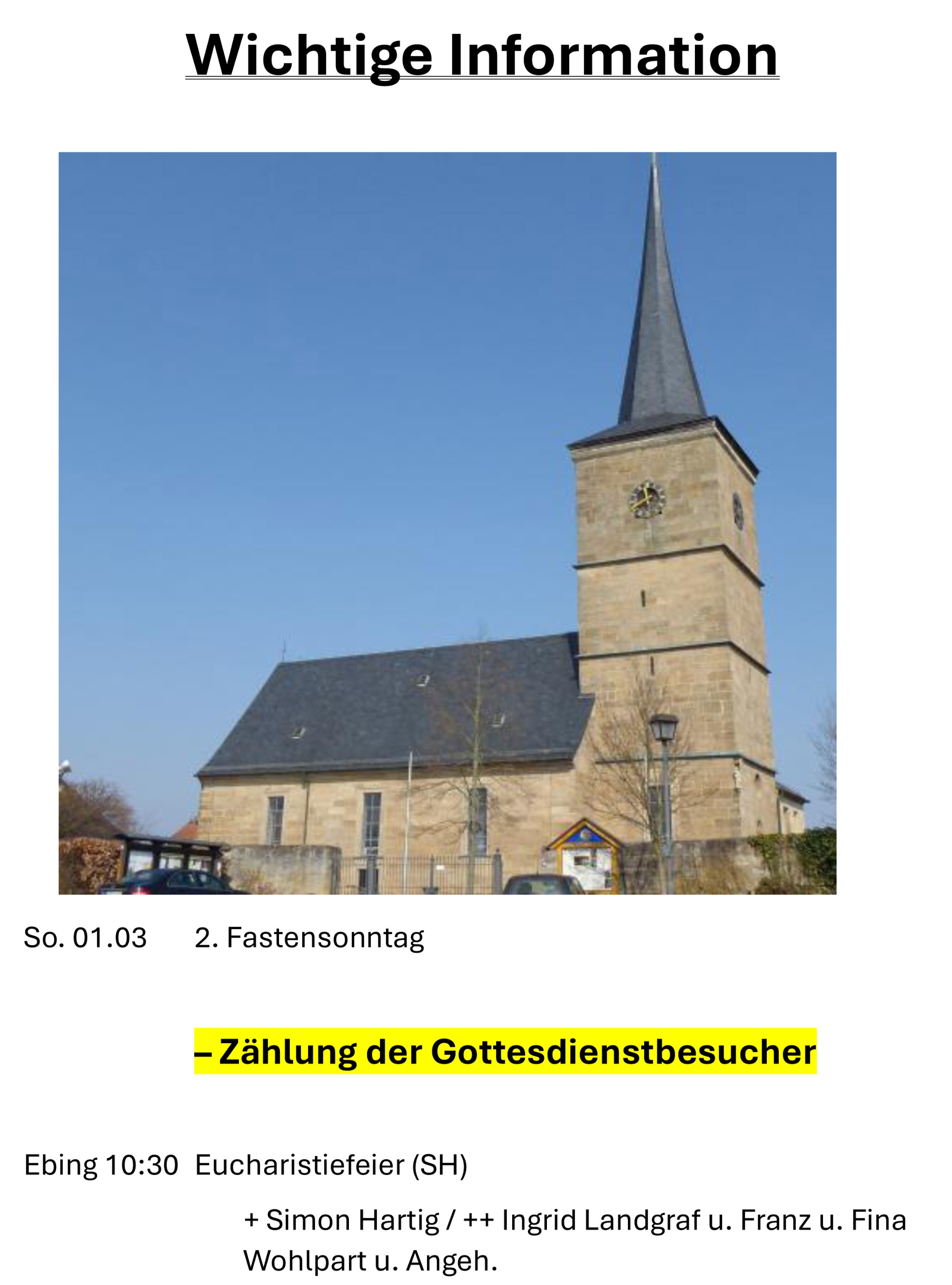 Kirchenzählung 2026